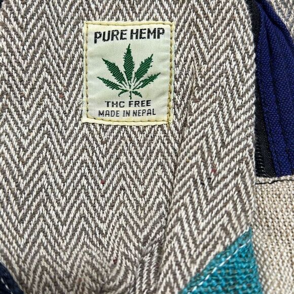 Pure Hemp Made in Nepal Backpack - Picture 4 of 9